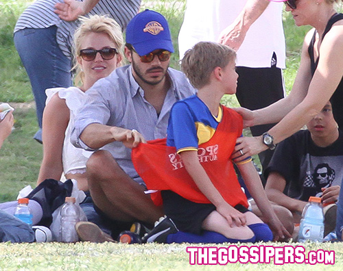 Britney e Charlie LA Britney Spears a Los Angeles con i figli e Charlie