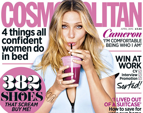 Cameron Diaz Cameron Diaz parla di benessere su Cosmopolitan UK