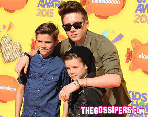 Figli di David Beckham Kids Choice Awards I figli di Beckham ai Kids Choice Awards