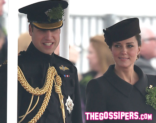 Kate e William Kate Middleton: cappotto marrone per San Patrizio
