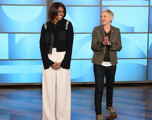 Michelle Ellen Michelle Obama scatenata da Ellene DeGeneres