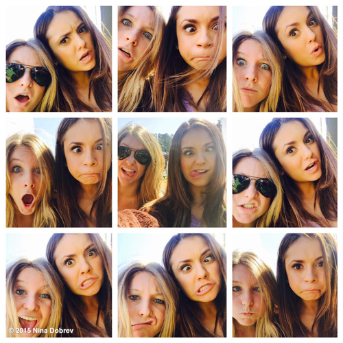 NinaDobrev Nina Dobrev si fa un selfie