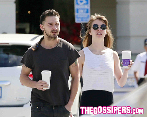 Shia Shia LeBeouf a Los Angeles con un nuovo look