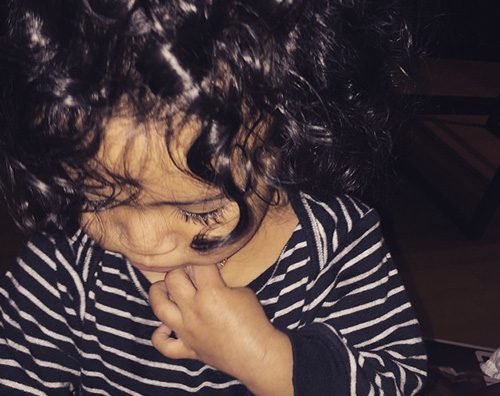 Chris Brown Royalty Chris Brown con sua figlia Royalty su Instagram