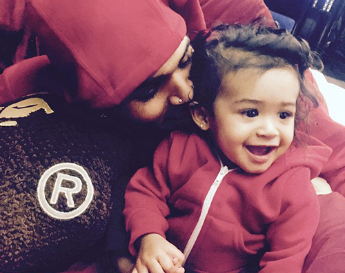 Chris Brown Royalty2 Chris Brown con sua figlia Royalty su Instagram