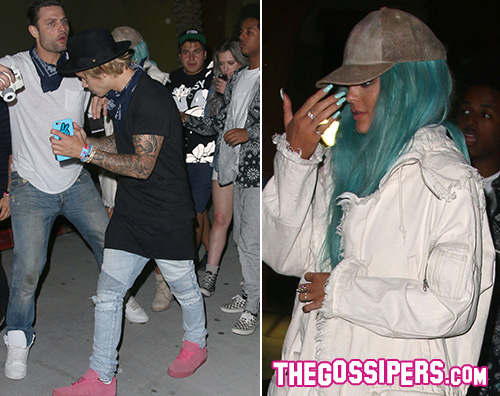 Justin Bieber al Coachella con Kylie Jenner Justin Bieber e Kylie Jenner Justin Bieber al Coachella con Kylie Jenner