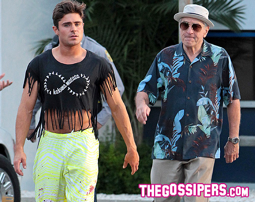 zac efron robert de niro Zac Efron sul set con Robert De Niro, ma come è vestito?