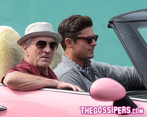 zac efron robert de niro 2 Zac Efron sul set con Robert De Niro, ma come è vestito?