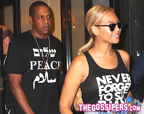 Beyonce Jay Z Beyonce tutta curve a Los Angeles