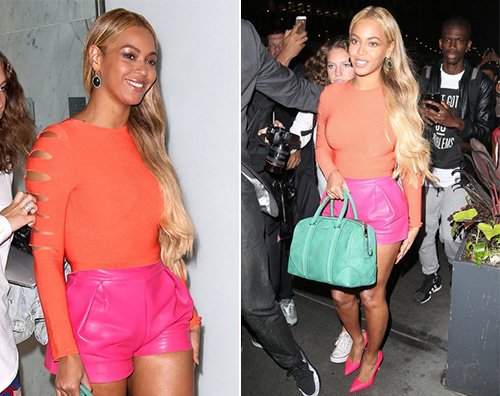 Beyonce Beyonce colorata a New York