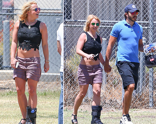 Britney Charlie Amore a gonfie vele per Britney e Charlie
