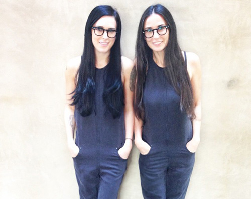 Demi Moore Rumer Willis Demi Moore e Rumer Willis due gemelle su Instagram