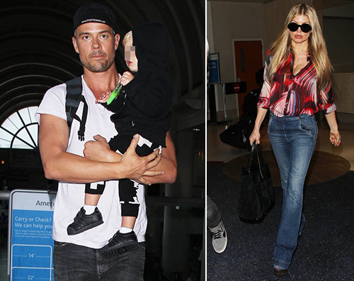 Fergie Josh Axl Josh Duhamel e Fergie tornano a Los Angeles