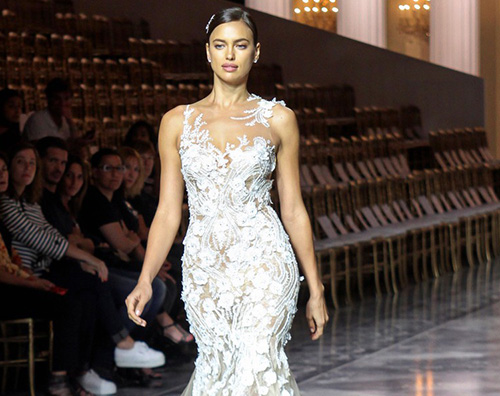 Irina Irina Shayk alla Barcelona Bridal Week