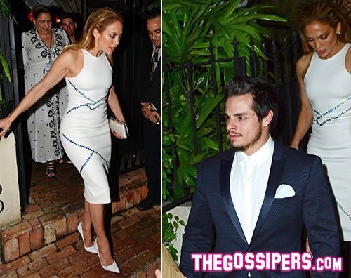 Jennifer E Casper Jennifer Lopez e Casper Smart a cena a Miami