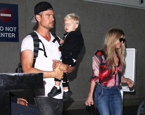 Josh Axl Fergie Josh Duhamel e Fergie tornano a Los Angeles