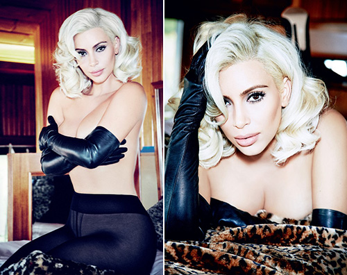 Kim Kardashian Marilyn Monroe Vogue Kim Kardashian è Marilyn su Vogue Brasil