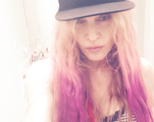 Madonna capelli rosa Capelli rosa per Madonna