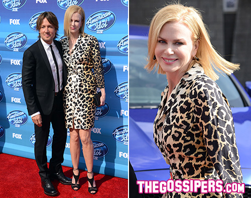 Nicole Keith Nicole Kidman sostiene Ketih durante American Idol