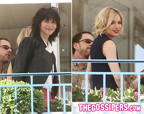 Sophie Marcea Sienna Miller Festival di Cannes 2015: incontro informale per la giuria