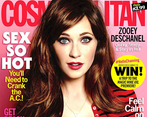 Zooey Deschanel Cosmopolitan Zooey Deschanel su Cosmopolitan Non mi preoccupo del mio peso