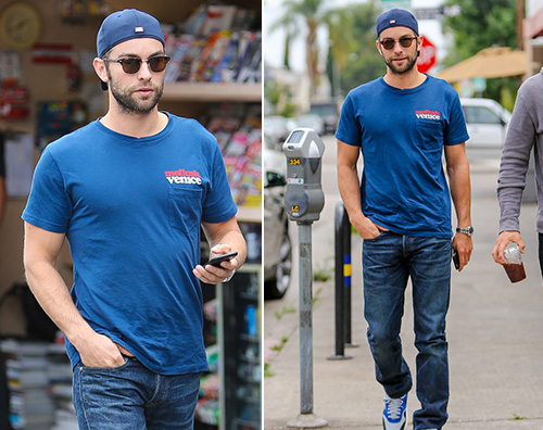 Chace Crawford Chace Crawford casual a West Hollywood