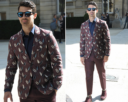 Joe Jonas Zayn Malik e Joe Jonas a Parigi per Valentino