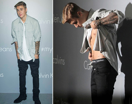 Justin Bieber1 Justin Bieber mostra gli addominali ad Hong Kong