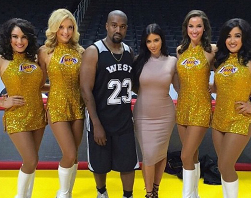 Kim Kanye 2 Kim Kardashian : lo Staples Center per il compleanno di Kanye