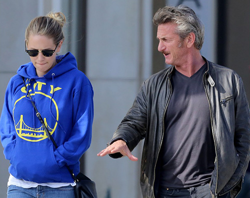 Sean Penn e Dylan Penn Sean Penn passeggia con sua figlia dopo la rottura con Charlize Theron