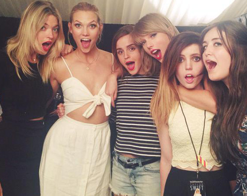 Taylor Emma Karlie Calvin Harris ha raggiunto Taylor Swift a Londra