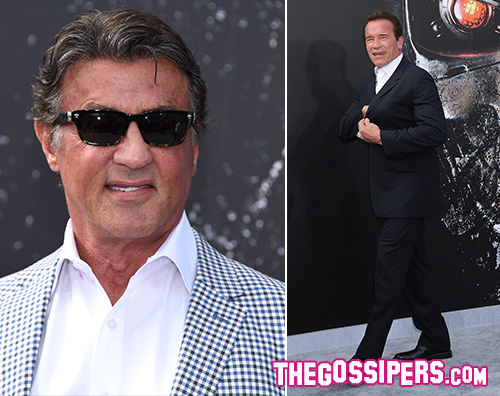 Terminator 2 Arnold Schwarenegger e Sylvester Stallone presentano Terimnator