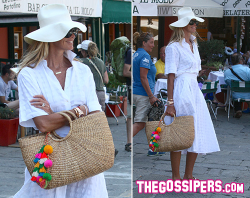 Elle Macpherson Elle Macpherson in vacanza a Portofino