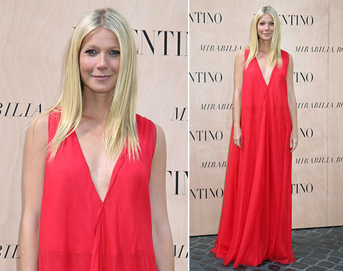 Gwyneth Paltrow Valentino Gwyneth Paltrow a Roma per Valentino