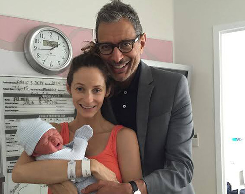 Jeff Goldblum Jeff Goldblum papà a 62 anni. E nato Charlie Ocean
