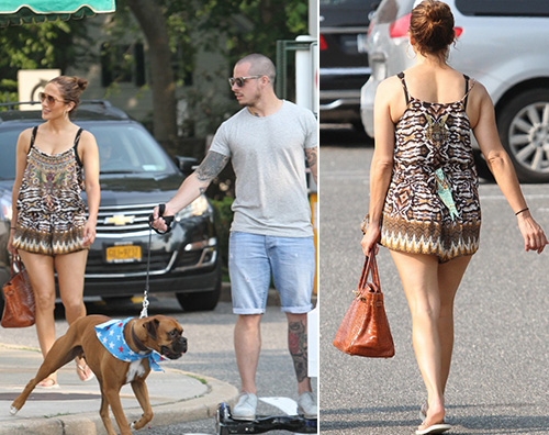 Jennifer Lopez Jennifer Lopez negli Hamptons con Casper