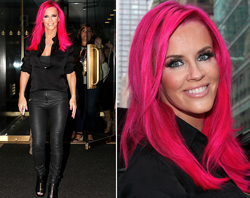 Jenny McCarthy Capelli rosa per Jenny McCarthy