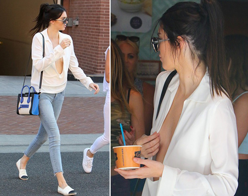 Kendall Kendall Jenner scollatura hot a Los Angeles