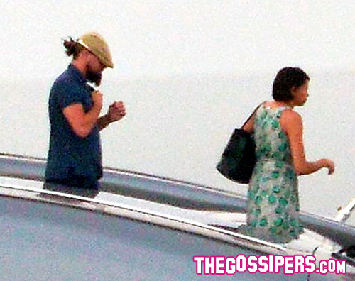 Leonardo di caprio Leonardo Di Caprio a Saint Tropez