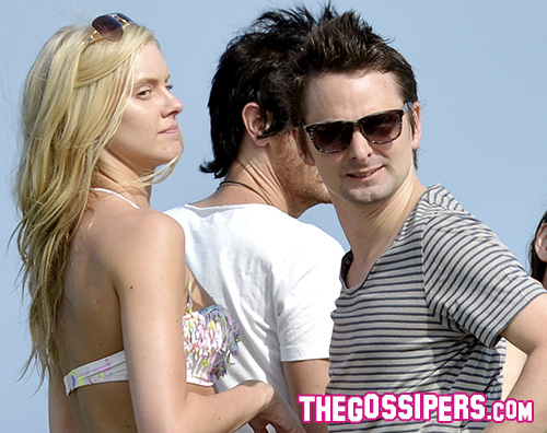 Matt Bellamy Matt Bellamy a Saint Tropez con la sua nuova compagna