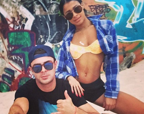 Zac Sami Sami Miro selfie sexy su Instagram