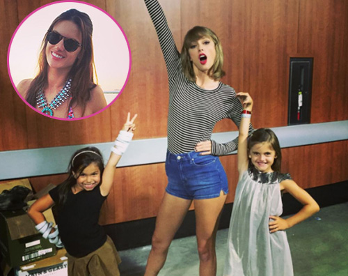Ale Ambrosio Taylor Swift Alessandra Ambrosio porta Anja al concerto di Taylor Swift