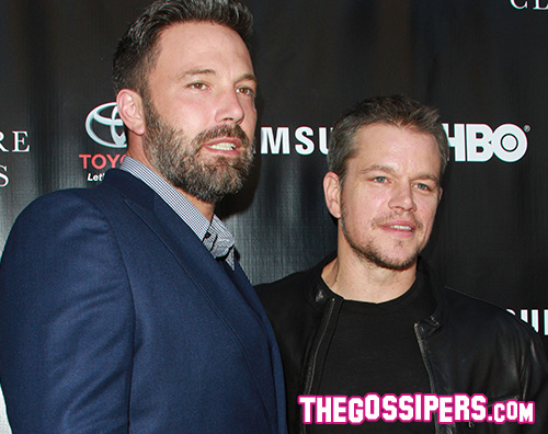 Ben Affleck Matt Damon Ben Affleck, primo red carpet senza Jennifer