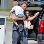 Weekend in famiglia per Jennifer Garner e Ben Affleck Ben e Samuel 150x150 Weekend in famiglia per Jennifer Garner e Ben Affleck