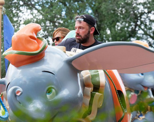 Bennifer 2 Ben Affleck e Jennifer Garner a Disneyland con i bambini