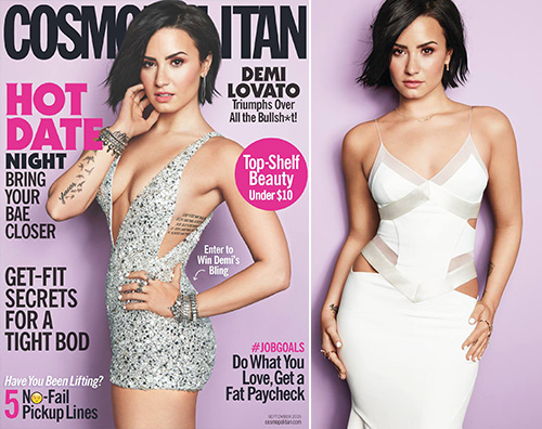 Demi Lovato Demi Lovato troppo sexy sulla cover di Cosmopolitan?