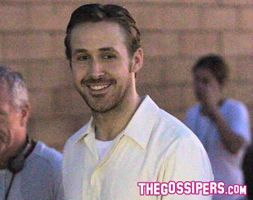 Ryan Ryan Gosling sul set di La La Land