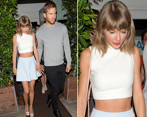 Taylor Calvin Taylor Swift e Calvin Harris, cena romantica a Santa Monica