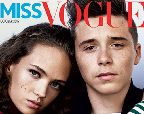 Brooklyn Beckham protagista sulla cover di Teen Vogue