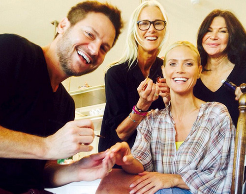 Heidi Klum1 Heidi Klum si prepara agli Emmy